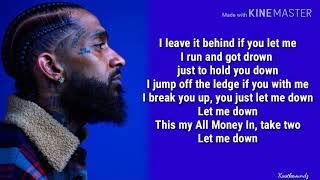 Nipsey Hussle  Double Up Ft Belly amp Dom Kennedy Lyrics [upl. by Doe273]