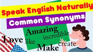 Lesson 5 101 Common Synonyms Words in English [upl. by Akiraa181]