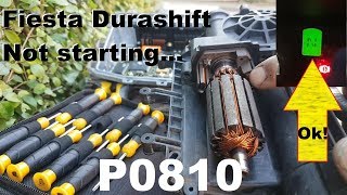 Ford Fiesta Durashift P0810 not starting nor engaging gear Fault finding and repair [upl. by Iak]