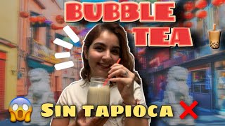 COMO HACER TÉ DE BURBUJASBUBBLE TEA BOBA MILK TEA 🧋 SIN TAPIOCA❌ ISIS G [upl. by Ainit]