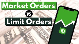 Limit Order vs Market Order  TD Ameritrade [upl. by Enelav]