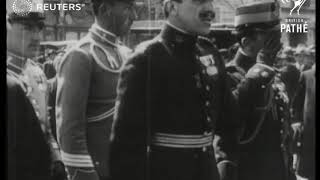 King Alfonso XIII of Spain 1920 [upl. by Ahsiloc]