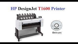 HP DesignJet T1600  Driver [upl. by Ecneralc781]