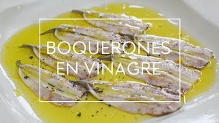 COMO HACER BOQUERONES EN VINAGRE  Las María Cocinillas [upl. by Torp]