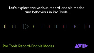 New in Pro Tools 2020 — RecordEnable Modes [upl. by Carrnan]