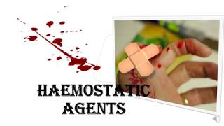 hemostasis  hemostatic agents pharmacology [upl. by Anyad]