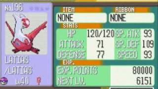 Pokemon Sapphire Walkthrough Part 72 How To Catch Latias  Latios [upl. by Hattie]