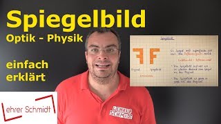 Spiegelbild  Spiegelung  Optik  Physik  Lehrerschmidt [upl. by Marx579]