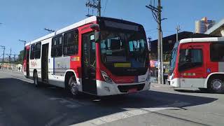 MOVIMENTO DOS ÔNIBUS NO TERMINAL DE ÔNIBUS  MAUÁ SP [upl. by Kolb141]