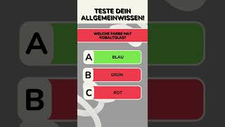 Allgemeinwissen Quiz Teste dein Wissen [upl. by Marrilee588]