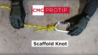 How to tie a Scaffold Knot  CMC Pro Tip [upl. by Rebmac89]