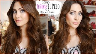 Como TeñirsePintarse el Pelo en casa Color tips How I dye my hair at home [upl. by Ammadas]