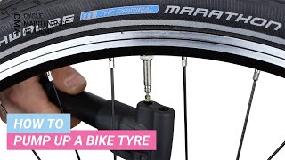 How To Pump Up A Bike Tyre [upl. by Elie528]