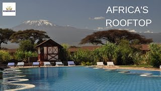 Mount Kilimanjaro view from Kilima camp Amboseli  Kenya Award Safaris [upl. by Attennaej]