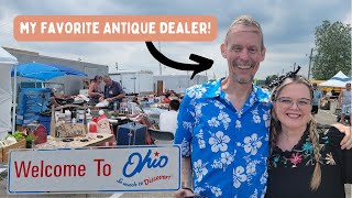 Ohios BIGGEST Flea Market Buying amp Selling Vintage and Antiques [upl. by Ber]