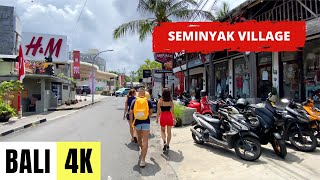 BALI INDONESIA 🇮🇩 4K Seminyak Village — Walking Tour [upl. by Atiraj]