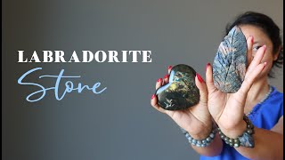 Labradorite Meanings Uses amp Healing Properties  AZ Satin Crystals [upl. by Philine]