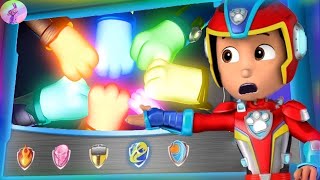 Paw Patrol Save the Dinosaurs and Mighty Pups vs Giant Battlebot [upl. by Lansing961]