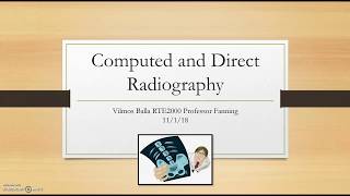 Computed vs Direct Radiography [upl. by Papp]