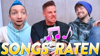 3 WILDE BOYS müssen Songs in 1 SEKUNDE erraten 🎧 mit Taddl und Rewi [upl. by Olecram]