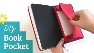 DIY Book Pocket  Sea Lemon [upl. by Ibbob]