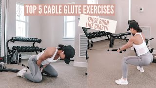 My Top 5 Cable Glute Exercises  Glute Focused Exercises [upl. by Humfrey577]