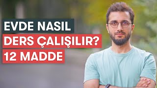 Evde Nasıl Ders Çalışılır  12 Maddelik Rehber [upl. by Ripleigh500]