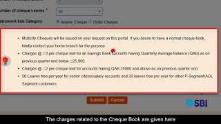 How Do I Apply for a Cheque Book Online [upl. by Enenej]