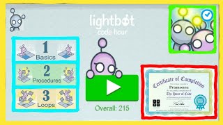 Lightbot Code Hour  All Levels BASICS PROCEDURES amp LOOPS [upl. by Enirahtak]