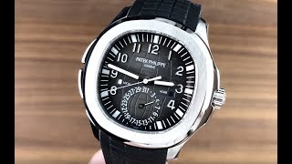 Patek Philippe Aquanaut Travel Time 5164A001 Patek Philippe Watch Review [upl. by Larrad]