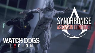 quotSynchronisequot  Assassin Contract Side Mission 1  Watch Dogs Legion x Assassins Creed [upl. by Wylen249]