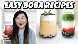 3 EASY BOBA RECIPES THAT YOU NEED TO TRY Part 2 [upl. by Tabina]