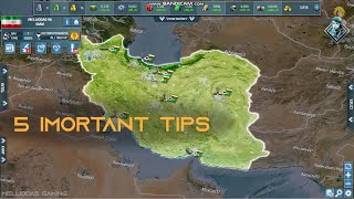 5 IMPORTANT Things You Should Do in Conflict Of Nations [upl. by Ehttam37]