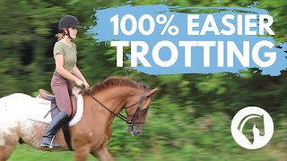 How to Post Trot On a Horse EASY STEPBYSTEP GUIDE [upl. by Annaya]