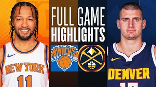 KNICKS at NUGGETS  FULL GAME HIGHLIGHTS  March 21 2024 [upl. by Tlok]