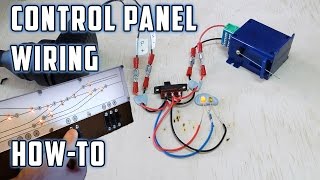 Control Panel Wiring with LEDs  How To  Model Railroads [upl. by Stillmann]