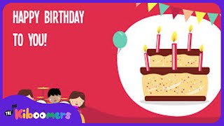 Happy Birthday To You Lyric Video  The Kiboomers Preschool Songs amp Nursery Rhymes [upl. by Masera491]