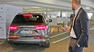 AUDI Q7 Automated Parking Demonstration [upl. by Llertram]