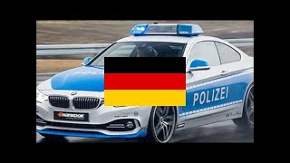 Suono sirena polizia Germania [upl. by Evie]