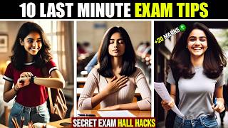 Last Minute Exam Tips🔥  10 SECRET Exam Hall Hacks  AmbiJyo [upl. by Theda178]