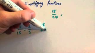 Simplifying fractions  Corbettmaths [upl. by Inglis153]