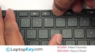 Replace Keyboard Key HP Pavilion 15E 17E  Fix Laptop Installation Repair [upl. by Pedro]