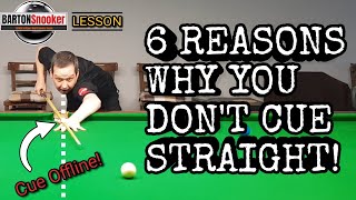 6 Tips For Straighter Cueing  Snooker Lesson [upl. by Gifferd]