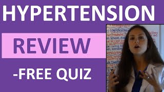 Hypertension Nursing NCLEX Review [upl. by Ahsienar930]