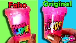 Original VS Falso So Slime DIY  Supermanualidades [upl. by Dustan]