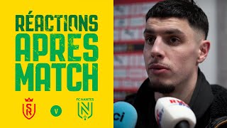 Stade de Reims  FC Nantes  la réaction des joueurs [upl. by Ebsen]