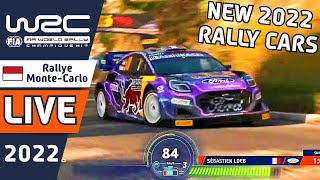 WRC Rally LIVE  Shakedown at WRC Rallye MonteCarlo 2022 [upl. by Nairadas250]