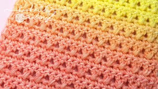 Crossed Double Crochet Stitch  Crochet Tutorial [upl. by Niro16]