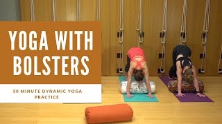 Yoga with Bolsters 50 Minute Practice [upl. by Temple]