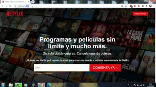 Como SUSCRIBIRSE a NETFLIX  Crea tu cuenta desde cero Rápido Fácil y Sencillo 2020 [upl. by Alemaj]